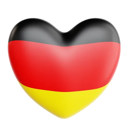 J'aime l'Allemagne  3D Icon