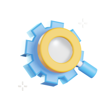 Analyze Gear  3D Icon