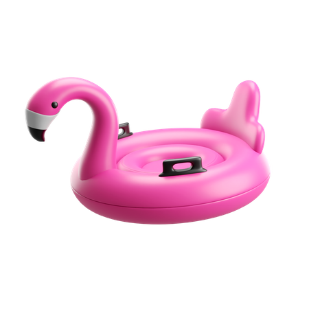 Anel de natação flamingo  3D Icon