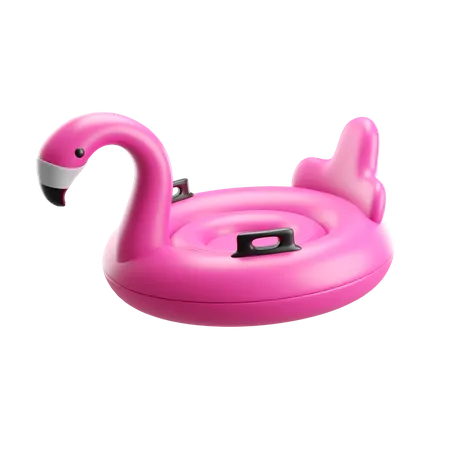 Anel de natação flamingo  3D Icon