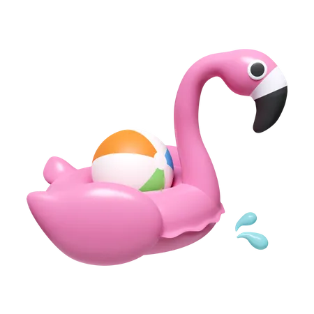 Anel flamingo  3D Icon