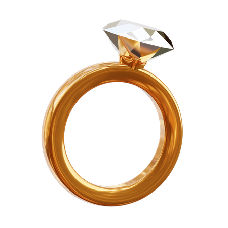 Anillo  3D Icon