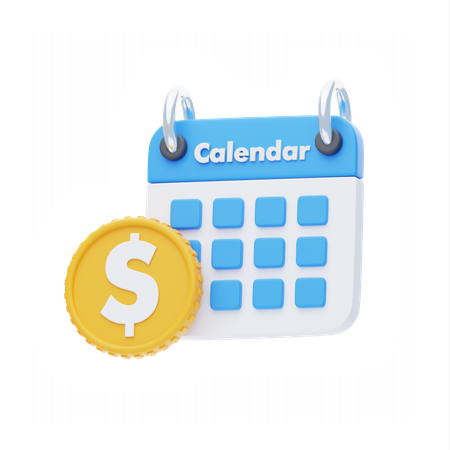 Annual income  3D Icon