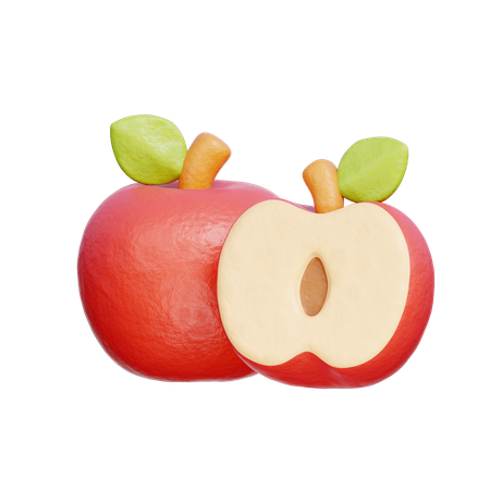 Apfel  3D Icon