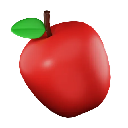 Apfel  3D Illustration