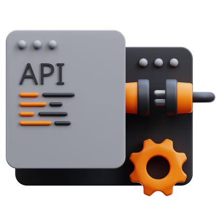 API  3D Icon