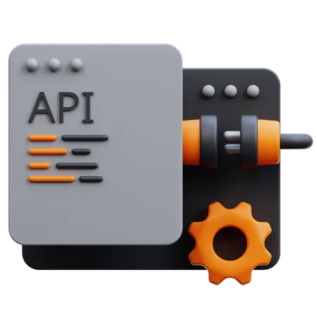 API  3D Icon