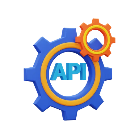 API  3D Icon