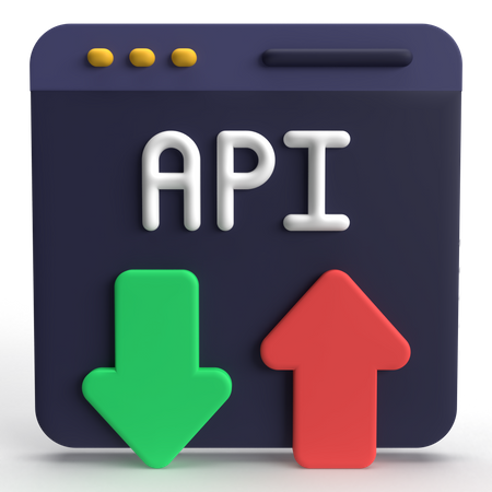 API  3D Icon