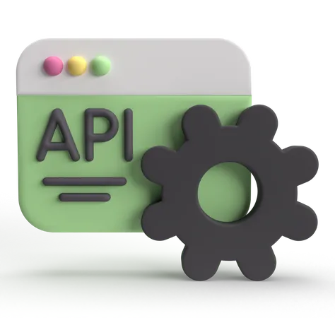 API  3D Icon