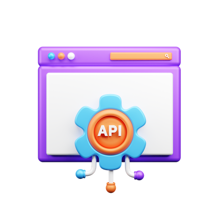 API Development  3D Icon