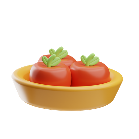 Apple Bowl  3D Icon