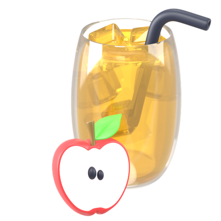 Apple Juice  3D Icon