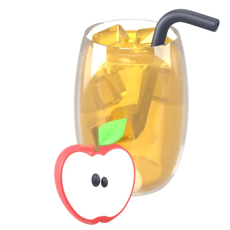 Apple Juice  3D Icon