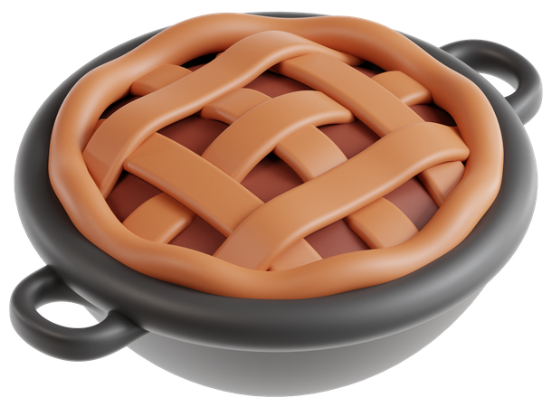 Apple Pie  3D Icon