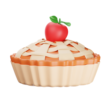 Apple Pie  3D Icon