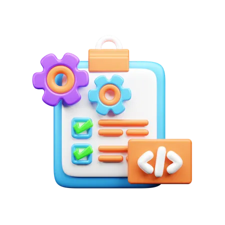 Application development  3D Icon