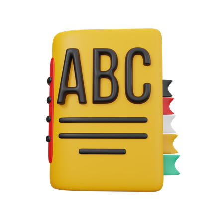 Apprendre l'alphabet  3D Icon