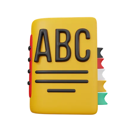 Apprendre l'alphabet  3D Icon