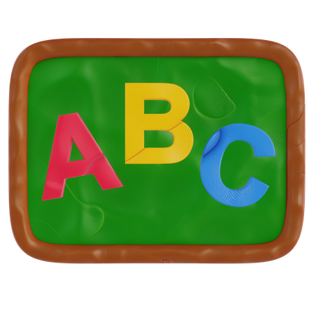 Apprendre les principes fondamentaux de l'ABC  3D Icon