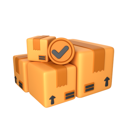 Approved Package  3D Icon