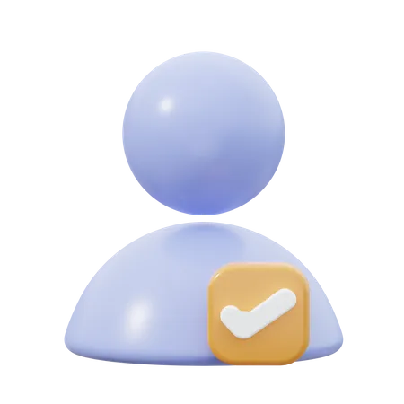 Approved User  3D Icon