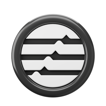 Aptos APT Coin  3D Icon