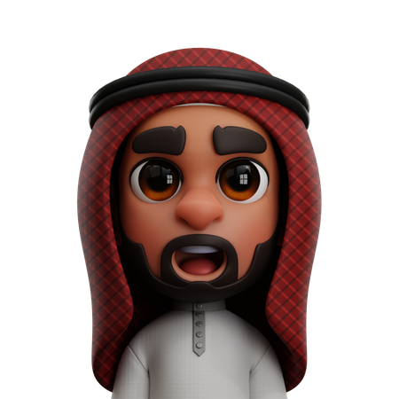 ARABIAN MAN  3D Icon