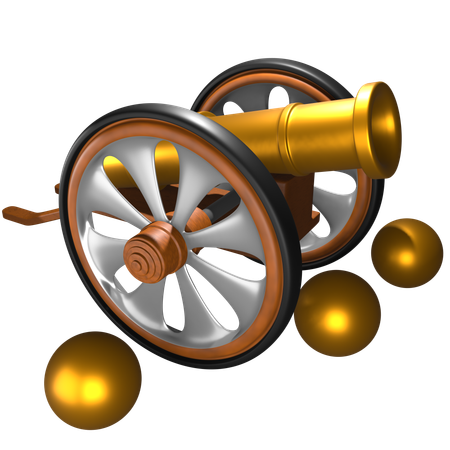 Arabic Cannon  3D Icon