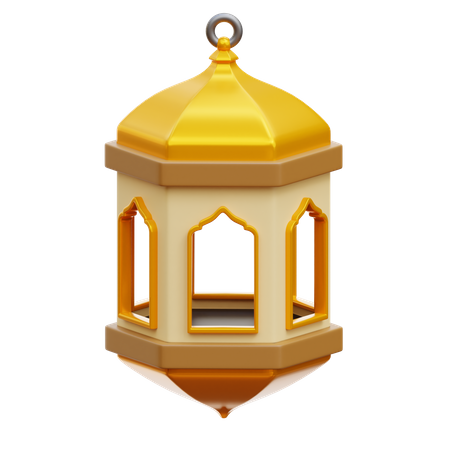 Arabic Lantern  3D Illustration