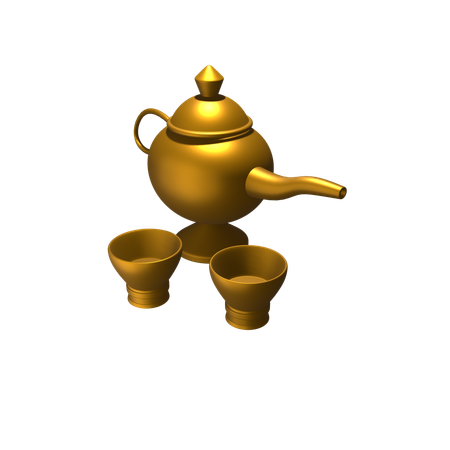 Arabic Teapot  3D Icon