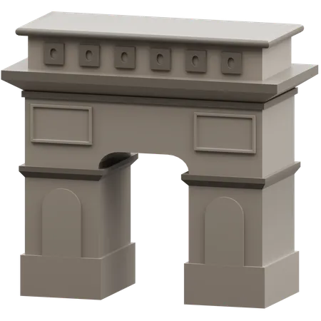 Arc De Triomphe  3D Icon