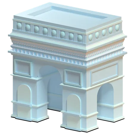 Arc De Triomphe  3D Icon