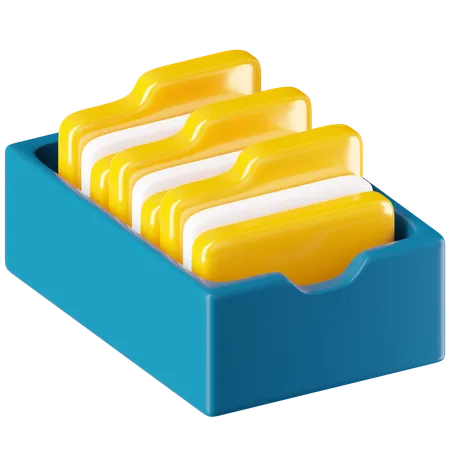 Archive  3D Icon