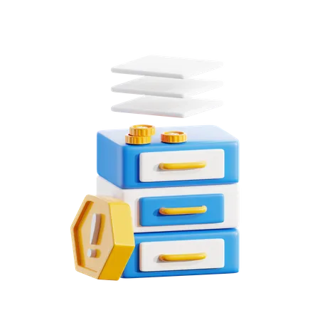 Archive  3D Icon