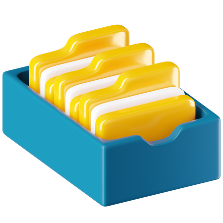 Archive  3D Icon