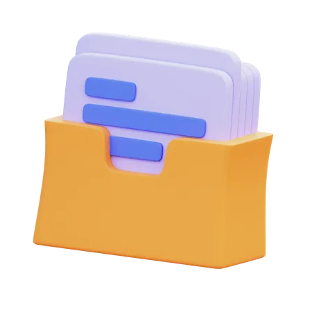 Archive  3D Icon