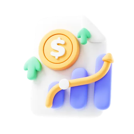 Archivo de crecimiento del dinero  3D Icon