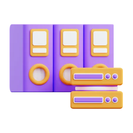 Archivo de datos  3D Icon