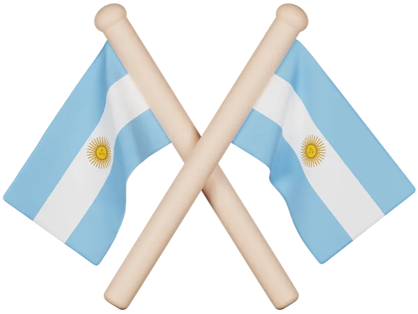 Argentina Flag  3D Icon