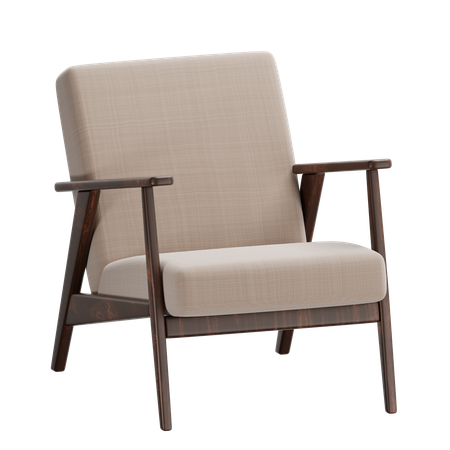 Arm Chair  3D Icon