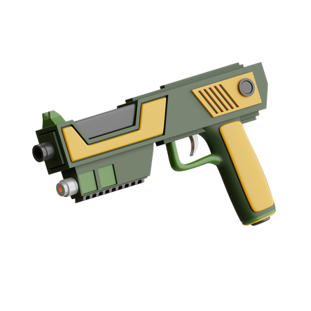 Arma de paintball  3D Icon