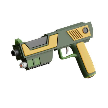 Arma de paintball  3D Icon