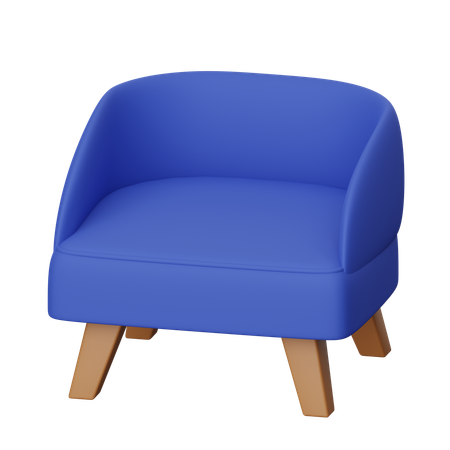 Armchair  3D Icon