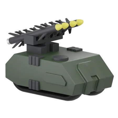 Army Tank  3D Icon