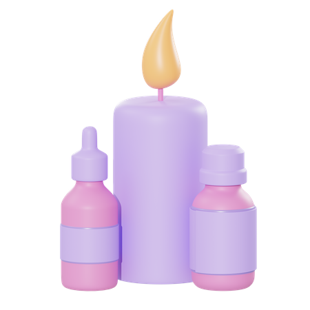 Aroma Therapy  3D Illustration