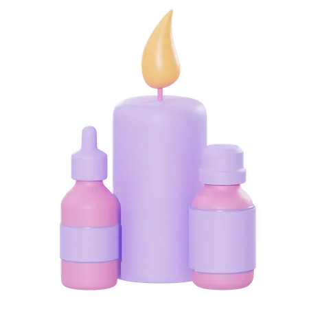 Aroma Therapy  3D Illustration