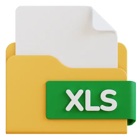 Arquivo XLS  3D Icon