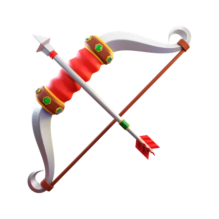 Arrow And Bow  3D Icon