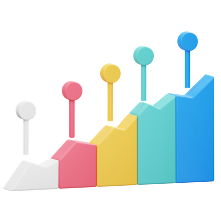 Ascending Chart  3D Icon